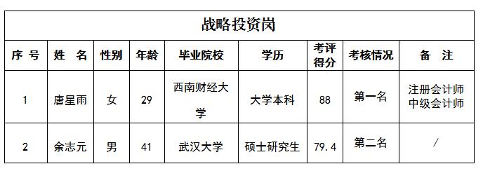 戰(zhàn)略投資崗5.9